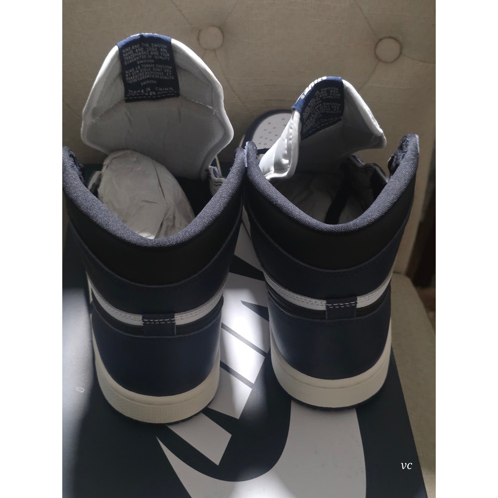 Air Jordan 1 Retro High OG 'Midnight Navy' (DZ5485-401) – Men's 6.5 / Women's 8 - Picture 6 of 8